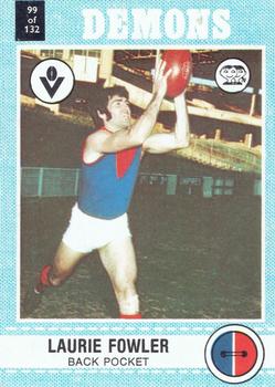 1977 Scanlens VFL #99 Laurie Fowler Front